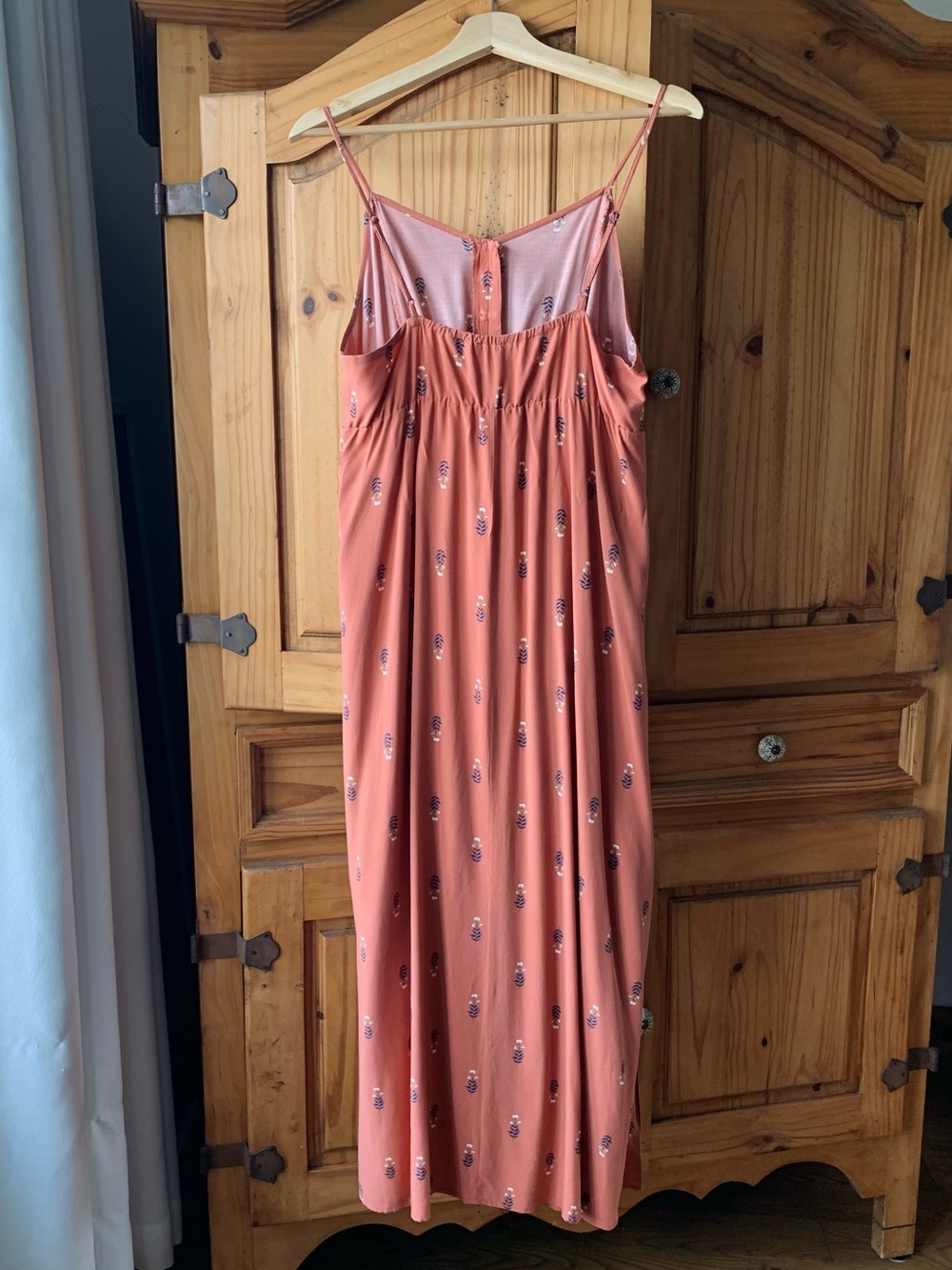 Reitmans Signature Burn Orange Floral Maxi Dress - Picture 3 of 9